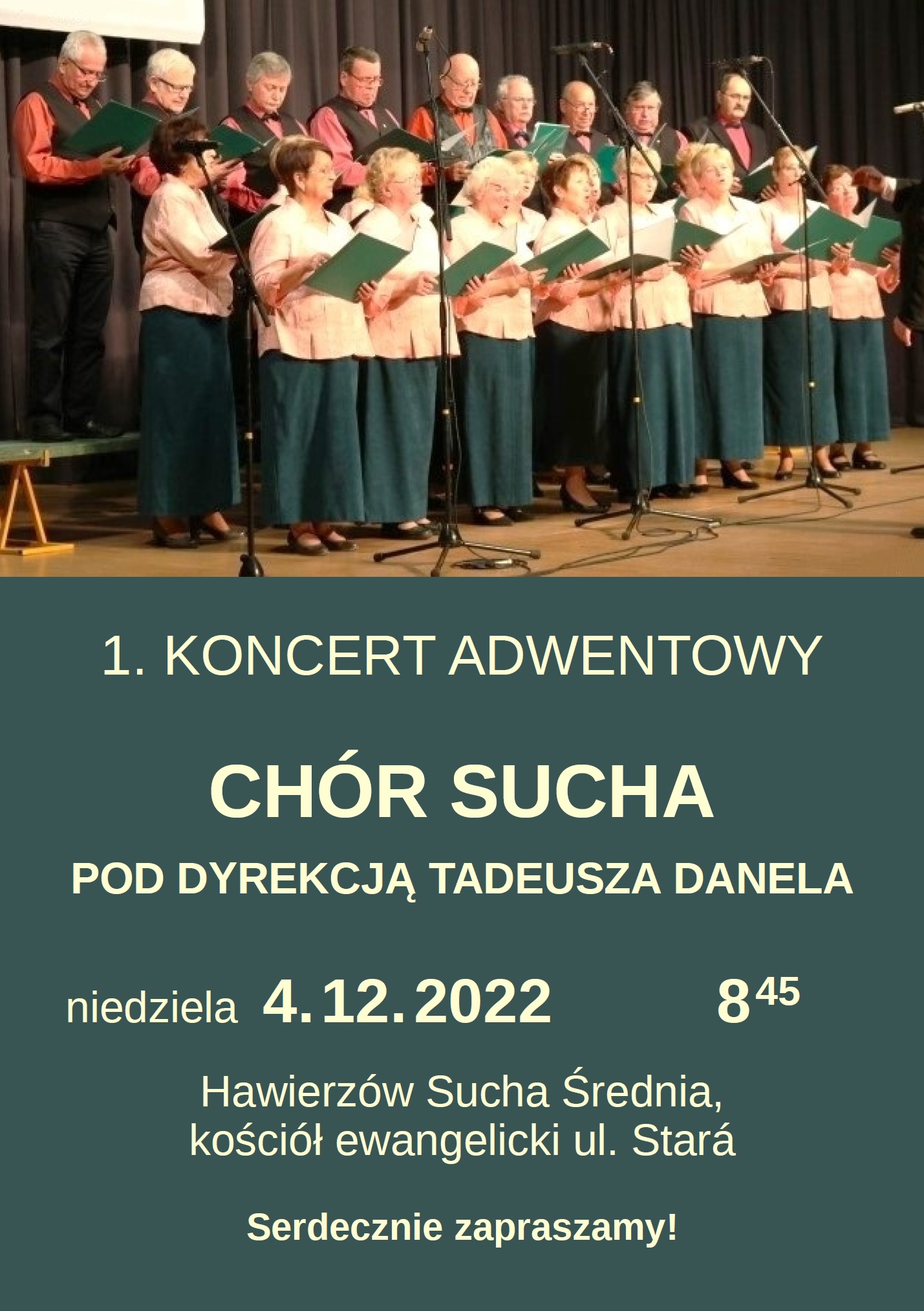 1. Koncert Adwentowy w Hawierzowie Suchej